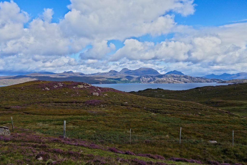 Blick auf die Torridon Hills
